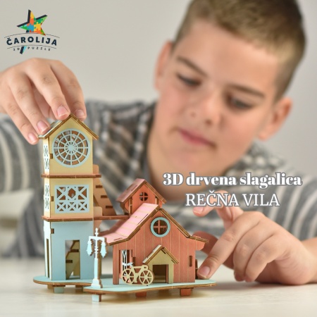 Čarolijashop 3d drvena slagalica - Rečna vila ( 380)