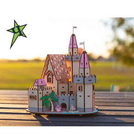 Čarolijashop 3d drvene puzzle - BAJKOVITI ZAMAK ( 823)