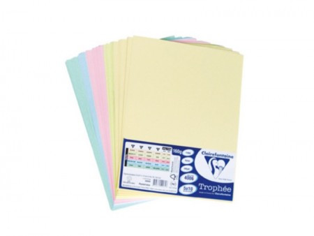 Claire, kopirni papir, A4, 160g, miks pastel boja, 5 x 10K ( 486325 ) - Img 1