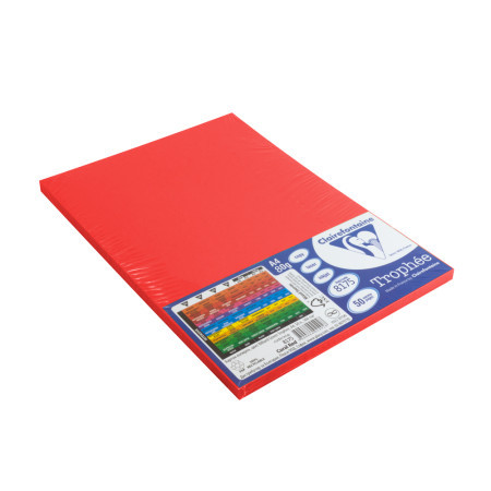 Claire, kopirni papir, A4, 80g, intezivna koralno crvena, 100K ( 486286 ) - Img 1