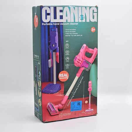 Cleaning, igračka, ručni usisivač, set, roze ( 870269 )