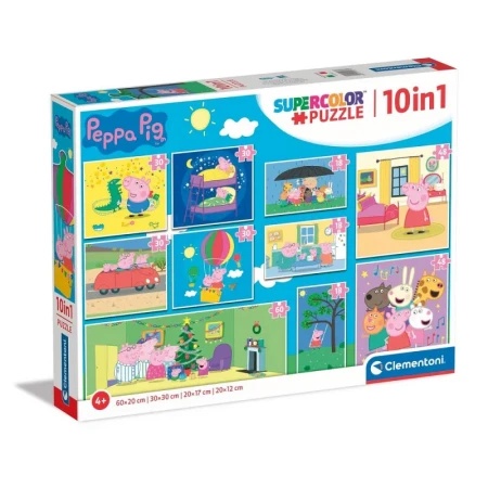 Clementoni puzzle 10 in 1 peppa pig ( CL20271 )