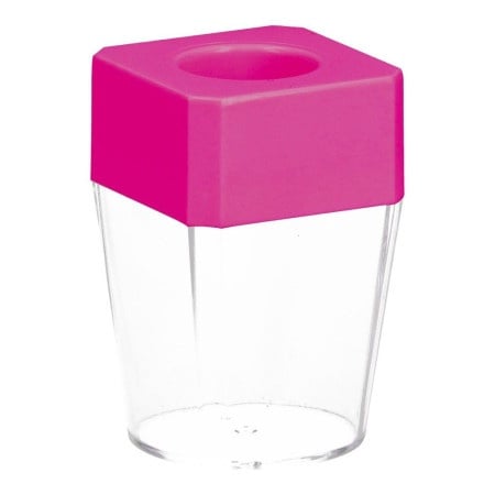 Clip box, držač za spajalice magnetni, pvc, roze ( 422000 )