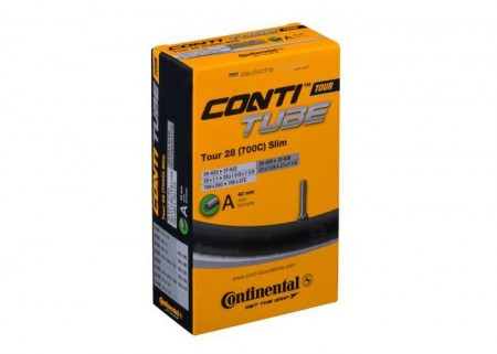 Continental guma unutrašnja 700x28-37c continental s tour 28 slim 40mm a/v ( GUM-0181971 ) - Img 1