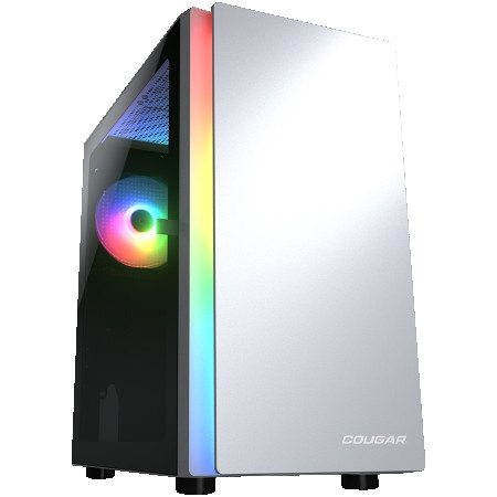 Cougar Purity RGB White PC Case Mini Tower ( CGR-5PC4W-RGB )