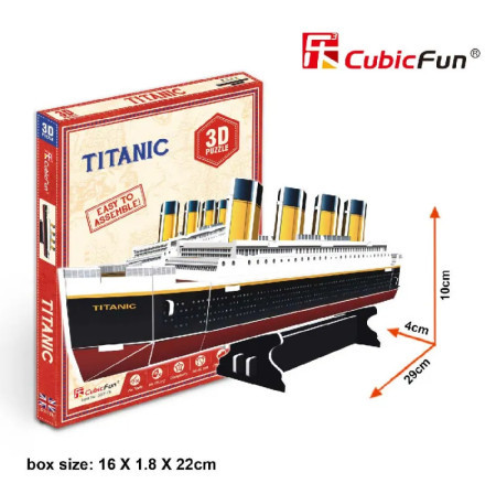 Cubicfun puzzle titanic s3017h ( CBF230173 ) - Img 1