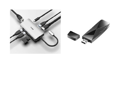 D-link USB-C HUB 8in 1 DUB-M810 + DWA-X1850 ( 0001327509 )