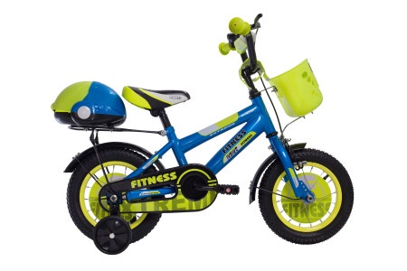 Dečija bicikla 12" Fitness plavo-zelena ( SM-12106 )