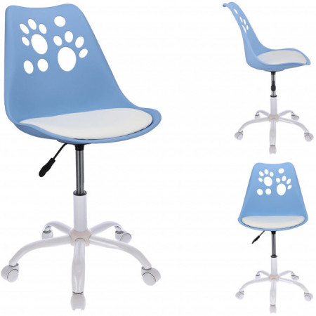 Dečja stolica JOY sa mekim sedištem - Plavo/Bela ( CM-976870 )