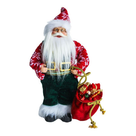 Deco Santa, Deda Mraz, plava, 30cm ( 740825 )