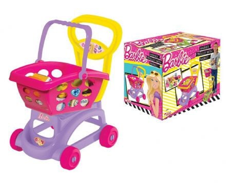 Dede Barbie kolica sa korpom za kupovinu i namirnicama ( 019728 )