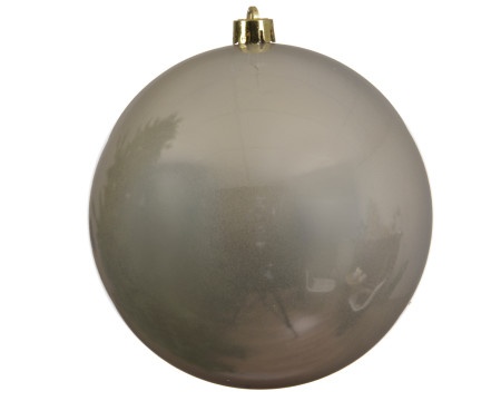 Dekordom novogodišnja dekoracija - hanging bauble 20cm 022430 - pearl - kmg ( 043310 )-1