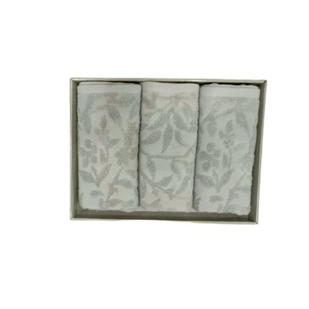 Dekordom peškir flower set 3/1 - 50x90 3pcs - mint green ( 025033 )