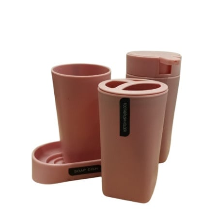 Dekordom set za kupatilo basic 1/4 - pink - n11 ( 024314 )