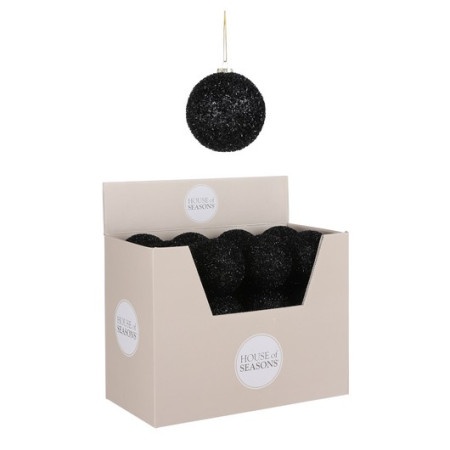 Dekordom vdekoracija - hanging ball 8cm 1101093 - black - edl ( 041350 )