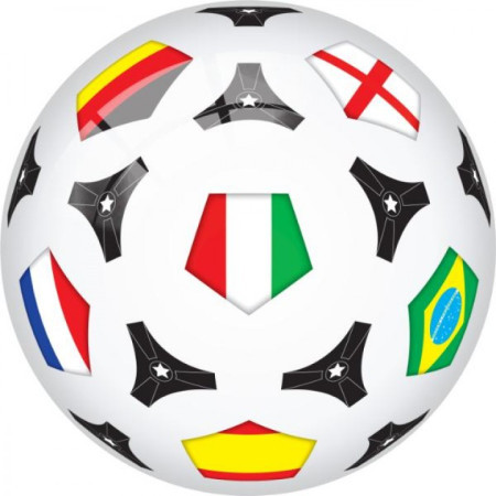 Dema stil lopta za fudbal, bela 23cm ( A073384 )