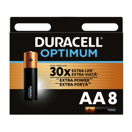 Duracell alkalne baterije AA ( DUR-OPT-LR6/BP8 ) - Img 1