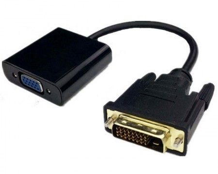 E-GREEN Adapter DVI-D (M) - VGA (F) crni - Img 1