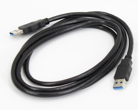 E-Green kabl 3.0 USB A - USB 3.0 A M/M 1.8m crni - Img 1