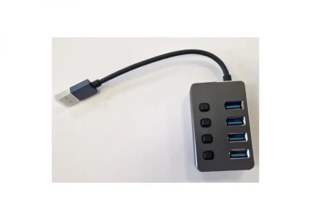 E-green USB 3.0 - HUB Superbrzi 4port USB 3.0 sa prekidacima