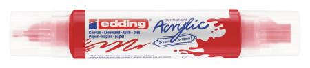 Edding akrilni marker E-5400 double-liner sa dva vrha crvena ( 12MA54D )