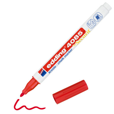 Edding marker za staklo chalk E-4085 1-2mm standard Edding crvena ( 08M4085SD ) - Img 1