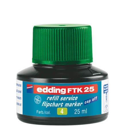 Edding refil za flipchart markere E-FTK 25, 25ml zelena ( 09MM02F )