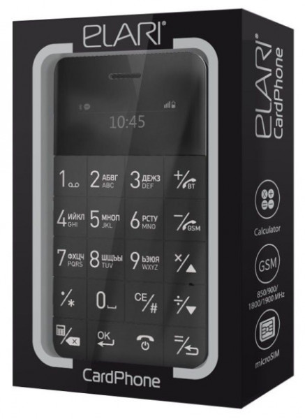 Elari cardphone mobilni telefon, crni ( elcpblk ) - Img 1
