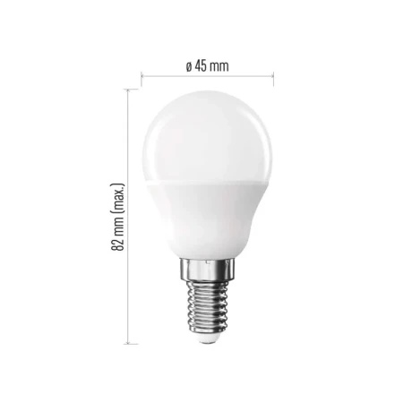 Emos zl1f23 Led sijalica basic mini globe 5,5w(40w) 470lm e14 nw ( 3540 )