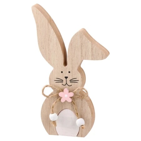 Festa coni uskršnja dekoracija drvena zec jaje roze 16cm ( 734041 )