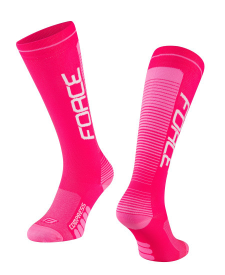 Force čarape compress,roze l-xl / 42-47 ( 9011916 )