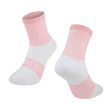 Force čarape trace, roze-bele s-m/36-41 ( 900894 )