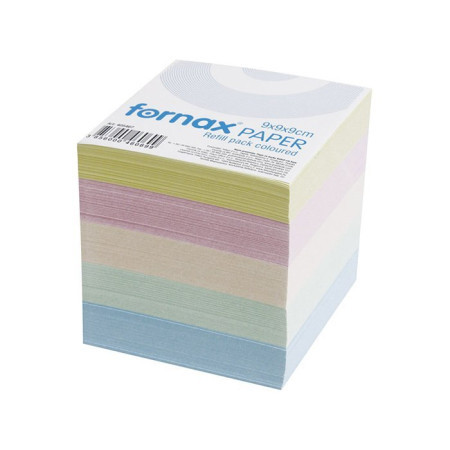 Fornax papiri za beleške 9x9cm 900 lista, 405467 pastelne boje ( B036 ) - Img 1