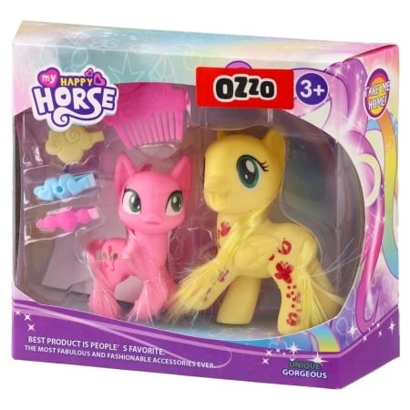 Fun horse, set figura, dva ponija, miks ( 867191 )