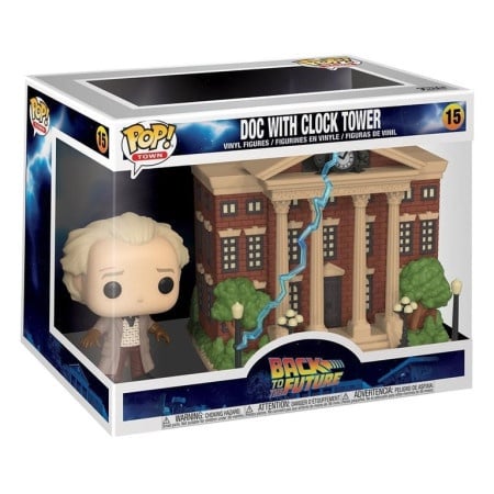 Funko Funko POP! Town: Back To The Future - Doc w/Clock Tower ( 062497 ) -1