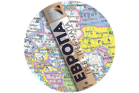 Geb-greb mapa evrope ( 05KAR23 )