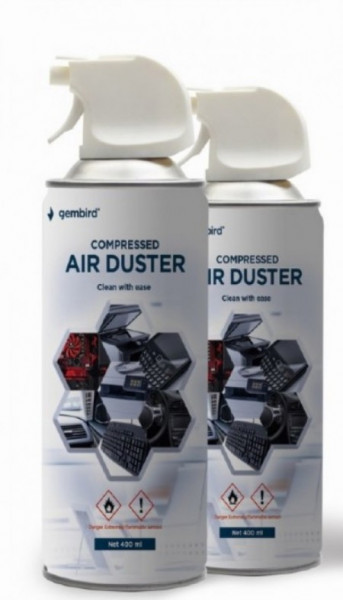 Gembird compressed air duster 400ml CK-CAD-FL400-01 - Img 1