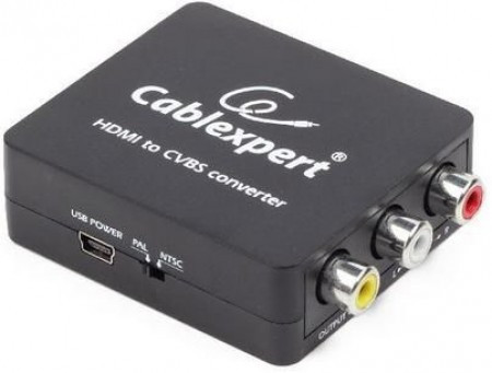 Gembird HDMI to CVBS (+ stereo audio) vonverter CINC DSC-HDMI-CVBS-001