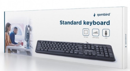 Gembird KB-U-103-YU Standardna tastatura SRB (YU) layout black USB (393)