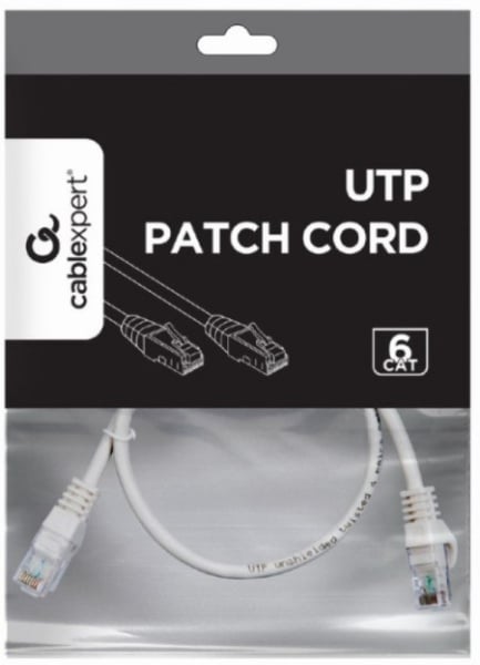 Gembird PP6U-CU-0.5M Mrezni kabl, CAT6 BAKARNI UTP Patch cord 0.5m grey