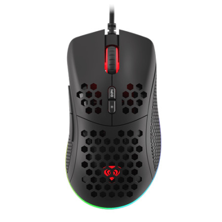 Genesis Krypton 550, Gaming Optical Mouse 200-8000 DPI, Maximum acceleration 20 G, Huano Switches, RGB LED, 7 Programmable Buttons, USB, Bl - Img 1