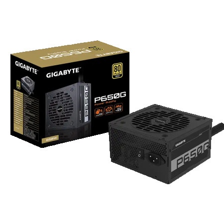 Gigabyte 650W, 80 PLUS Gold certified, 120mm fan PSU ( GP-P650G GEU1 )