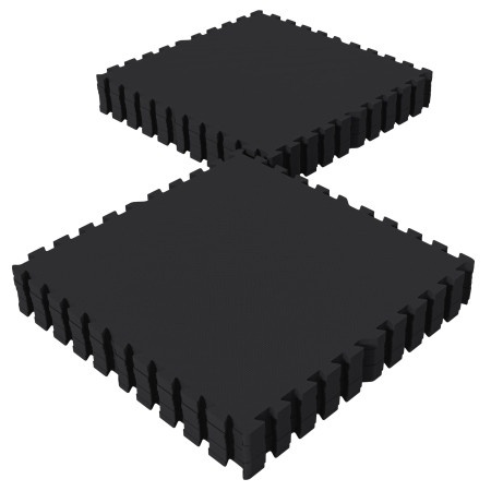 Gorilla Sports Floor Mat Set - 16 Mats - Black ( 100616-00019-0137 )