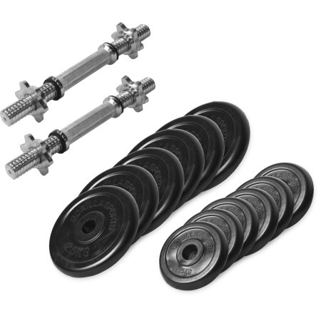 Gorilla Sports Set od 2 podesive bučice (Ukupno 27,5 kg) ( 100691-00008-0030 )