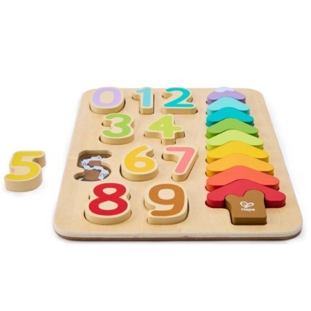 Hape drvene puzle brojevi I boje ( 22003468 )