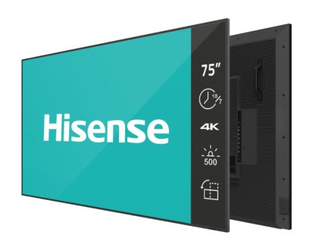 Hisense 75GM50D 4K UHD 500 nita Digital Signage Display - 18/7 Operation 75 inča