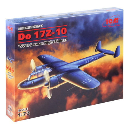 ICM Model Kit Aircraft - Do 17Z-10 WWII German Night Fighter 1:72 ( 060913 )  - Img 1