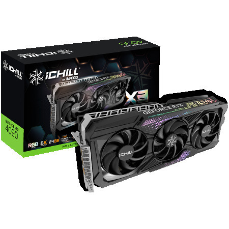 INNO3D NVIDIA RTX 4090 iChill X3 24GB GDDR6X 384-bit grafička kartica ( C40903-246XX-1833VA47 )