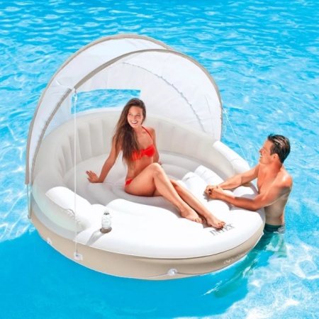 Intex Canopy Island Dušek - ostrvo na naduvavanje sa suncobranom ( 58292 )