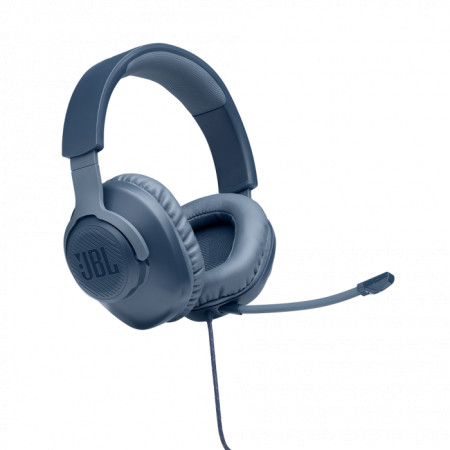 JBL Quantum 100 blue žične over ear gaming slušalice, 3.5mm, plave